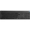 SIMPLETEK - Tastiera wireless low‑profile, adesivi QWERTY lingua Russa pre‑applicati, nano‑ricevitore USB‑A, batteria AAA inclusa - nero