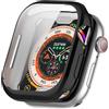 SEIAIYG Custodia Compatibile con Apple Watch Series 10 46mm, [2 Pezzi] Cover Protettiva in Morbido TPU, Protezione Completa - Nero+Nero