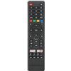 Meliaen 1pcATV55UHD for Bauhn Kogan JVC Linsar CHIQ Saba Changhong Smart TV Sostituzione del telecomando con NETFLIX YouTube Pulsanti