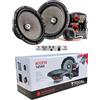 GK SOUND SET PER FOCAL ACCESS 165AS 1 kit a 2 vie da 16,5 cm 165 mm 6,5 di diametro da 60 watt rms 120 watt max 4 ohm 91,3 db 2 woofer 2 tweeter 2 crossover, kit a coppia + 5 sticker omaggio