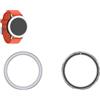 TEHAOUU CMF Watch Pro 2 - Lunetta per orologio con anello ad arco circolare, antigraffio, anti collisione, in acciaio inox, tinta unita, moderno, elegante, copertura adesiva, accessori di ricambio per