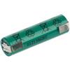 FDK Sanyo/FDK Batteria AA 1,2V / 1650mAh Bandierina Saldatura U - Form/HR-AAU NI-MH/Flattop