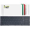 New Net Keyboards - Tastiera Italiana Compatibile per Notebook ASUS A54 A54C A54H A54HR A54L K54 K54C K54HR K54L K54LY X54 X54C X54H X54HR X54HY X54L X54LY X55A X55C X55U X55V X55VD X75VD
