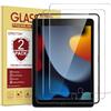 OMOTON 2 Pezzi Pellicole Protettive per iPad 9/8/7/Air 3 Generazione(10,2 Pollici, 2021/2020/2019), Ultra Chiaro, Antigraffio, Senza Bolle, Telaio Di Facile Installazione, Durezza 9H