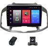 Yihyati 9 Pollici Radio Android per Chevrolet Captiva 1 2011-2016 - Wireless CarPlay & Android Auto/Navigazione GPS/Controllo del Volante/Bluetooth/Controllo del volante/Camera 1080P(A,X1)