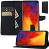 MOELECTRONIX - Custodia a libro per Huawei Y6 2019 MRD-LX1, colore: nero