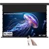 HiViLux® Tab-Tension - Schermo motore ALR ad alto contrasto, HiViGrey Cinema 5D HDR (Gain 1.1), elettrico, per proiettore 4K/8K, Home Theater (135, 16:9, 300 × 168 cm, nero)