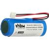 vhbw batteria compatibile con Wella Xpert HS71, HS71 Profi, HS75 rasoio elettrico (1400mAh, 3,7V, Li-Poly)