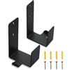 QPOGRMJR Supporto da parete Frame TV One Connect Box, versione più grande, 43-75, staffe di montaggio grandi, da appendere alla parete, compatibile con Samsung