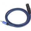 Plyisty Cavo XLR Maschio a Maschio, Cavo Microfono Jack XLR da 3,5 Mm 1/8 Pollici, Cavo Audio di Interconnessione Segnale Bilanciato, per Telefoni, Computer Ecc(JD6043-1m)