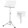 GEWA BSX VE 4 - Leggio da orchestra, altezza: 68 x 118 cm, piano d'appoggio: 48,5 x 34 cm, colore bianco