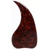 Yuemiya Battipenna per chitarra acustica Gibson J45, spessore 2 mm, a forma di goccia d'acqua, antigraffio, autoadesivo, universale, adatto per chitarre Martin, Taylor, Gibson, 91-104 cm (tartaruga marrone)
