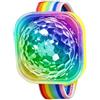 Generic Luce da sera discoteca, orologio LED luminoso con attivazione del suono, braccialetto USB ricaricabile, lampada da festa a batteria, accessori per feste per casa, auto, serate ed eventi