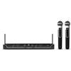 LD Systems U305 HHD 2 - Dual - Sistema per Radiomicrofono con 2 x Microfoni a Mano dinamici - 584 - 608 MHz