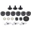 RiToEasysports Cymbal Washer, RiToEasysports Drum Felt Rondella Pad Plastica Stand supporto manicotto parti di ricambio Set con alette Ciclismo Altro