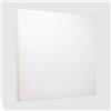 keyhelm s.r.l. Pannello Fonoassorbente Liscio 5cm Verniciato Bianco Opaco - 50x50cm - Pacco da 4(1m²)