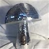 HADAVAKA Palla Da Discoteca Abbagliante Fungo, Palla Da Discoteca Fungo D'argento Per La Festa, Bomboniere E Forniture (Small)