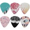 Jeiento Music Note Chitarra Picks Unico Regalo per Chitarra Chitarra Elettrica Basso (0,96 mm) Medio, Plettri per Chitarra Ragazza