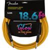 Fender GLOW IN THE DARK - CABLE Cavo per strumenti - 5.5m - Colore Orange