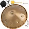 HAND-PAN 440 Hz Handpan Drum 9 Toni 22 Pollici Handpan Instrument Re Minore Hand pan Music Percussione Armonica con Risonanza Confortevole Hand pan drum Ideale per Principianti Sound Healing Meditazione