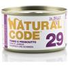 Generico Natural Code Adult Gatto Cibo Umido In Jelly Tonno E Prosciutto. 12 LATTINE DA 85g CADAUNO