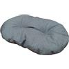 Croci Hydro - Cuscino per cane Ovale, Impermeabile Idrorepellente, Tessuto Lavabile facile da pulire, Blu, 53x35 cm
