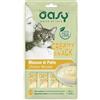 Generico Oasy creamy snack mousse di pollo per gatto gatti cat. 6 BUSTE DA 4X15g CADAUNO