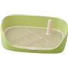Sharplace Vassoio per Vasino per Cani, Tappetino per L'addestramento, Padella per WC, Vasino per Appartamento, per Cani di Piccola, Media E Grande Taglia, C, Verde 40x30x11cm