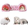 Generico Tunnel Per Criceti - Giocattolo Tubolare Lavabile Per Piccoli Animali | Per La Casa Del Cincillà Antiscivolo, Giochi In Gabbia Per Furetti, Conigli, Porcellini D' E Piccoli Animali Dome