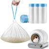 LeadGoods Lettiera autopulente, nessun gatto bloccato, 10 sensori, controllo app, deodorizzazione ionica, contenitore per rifiuti da 9 litri, autopulente, comfort per il vostro gatto.