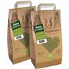 Paglianatura Kit 2 pezzi - Fieno Pellet 3kg - Mangime Compatto per Conigli e Roditori, Ricco di Fibre e Sano per la Digestione