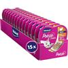 Vitakraft Poésie Création, alimento umido gatto, alimento umido gatto in salsa, con tacchino in salsa di formaggio, confezione scorta, senza l'aggiunta di zuccheri e cereali (15x 85g)