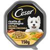 Generico Vaschette per cani Cesar 14x150gr (14 vaschette, Pollo Verdure e riso integrale)