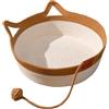 MLqkpwy Cuccia Per Gatti Da Interno | 35x35x13 Cm Cesta Per Gatti In Corda | Letto Per Gatti Nest Da Scrivania | In Corda Di Cotone, Comoda Cuccia Per Animali Domestici, In Corda Di Cotone