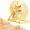 XJKLBYQ Mini Silenziose Ruote di Esercizi per Criceto con Supporto, Palla Traspirante per Mantieni Sani i Piccoli Animali Domestici