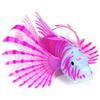 anso Acquario Artificiale Luminoso Pesce Leone Acquatico Paesaggio Silicone Fluorescente (C)