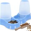 Domee Dispenser di abbeveratoi alimentatore per acqua per cani gatto animali domestici 0,6 l stazione di alimentazione automatica contenitore per mangime acqua distributore automatico per mangime per cani