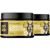 Petstile Canine Booster - Integratore per Cani Adulti con Cozza Verde, Curcuma e Probiotici per Articolazioni, Digestione, Pelle, Pelo e Sistema Immunitario (2x 150 g)
