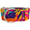 Woofpetshop® Collare Martingale, Collare per cane, medio, grande, per cane, ideale per cavallo, podenco, (5 cm - vita L (44 ~ 58 cm), Macedonia)