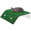 LuckyOpt Rampa a a forma di pianta simulata con pendenza, rampa da arrampicata per piccolo rettile rana terrapin, terrazza per tartaruga arrampicata prendisole (M)