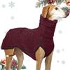 Generic Maglione Whippet | Maglione per cani di piccola taglia Levrieri Cappotto in pile per cani di taglia grande | Abbigliamento per cani Whippet | Calda felpa maglione levrieri italiani | Camicia invernale
