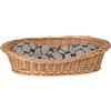 e-wicker24 Alles aus Weide e-wicker24 Naturale Cesta per cane in Vimini Lettino con Cuscino Morbido Rialzato Divanetto Taglia Piccola Calmante Animali (40 x 30 H14, beige)