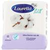 Laurella Cotone Ultra Assorbenti giorno con Ali, 12 assorbenti