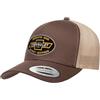 Chevrolet Licenza Ufficiale American Made Cappello per Camionista Premium (Marrone-Cachi)