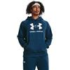 Under Armour UA Rival Fleece - Felpa con Cappuccio da Uomo, con Logo UA, Confezione da 1, (426) Varsity Blue/White, M
