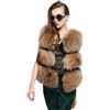 Runyue Donna Caldo Gilet in Pelliccia Sintetica Invernale Cappotto Senza Maniche Pelliccia Artificiale Giacca Come Immagine L