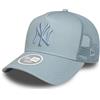 New Era NY Yankees League Essential MLB 9Forty A-Frame Trucker Regolabile Donna, Blu, Talla Única