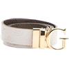 GUESS Cinta donna Guess Gerty adjustable/ reversible grigio/ bianco 4G logo CS25GU07 BW7861P3430 M