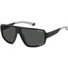 POLAROID Mens PLD 7054/S Sunglasses, nero opaco, 61