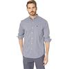 Dockers Camicia Comfort Flex a Maniche Lunghe con vestibilità Classica (Standard e Grande e Alto) Button-Down, Blu Medievale-Plaid a Quadretti, L Uomo